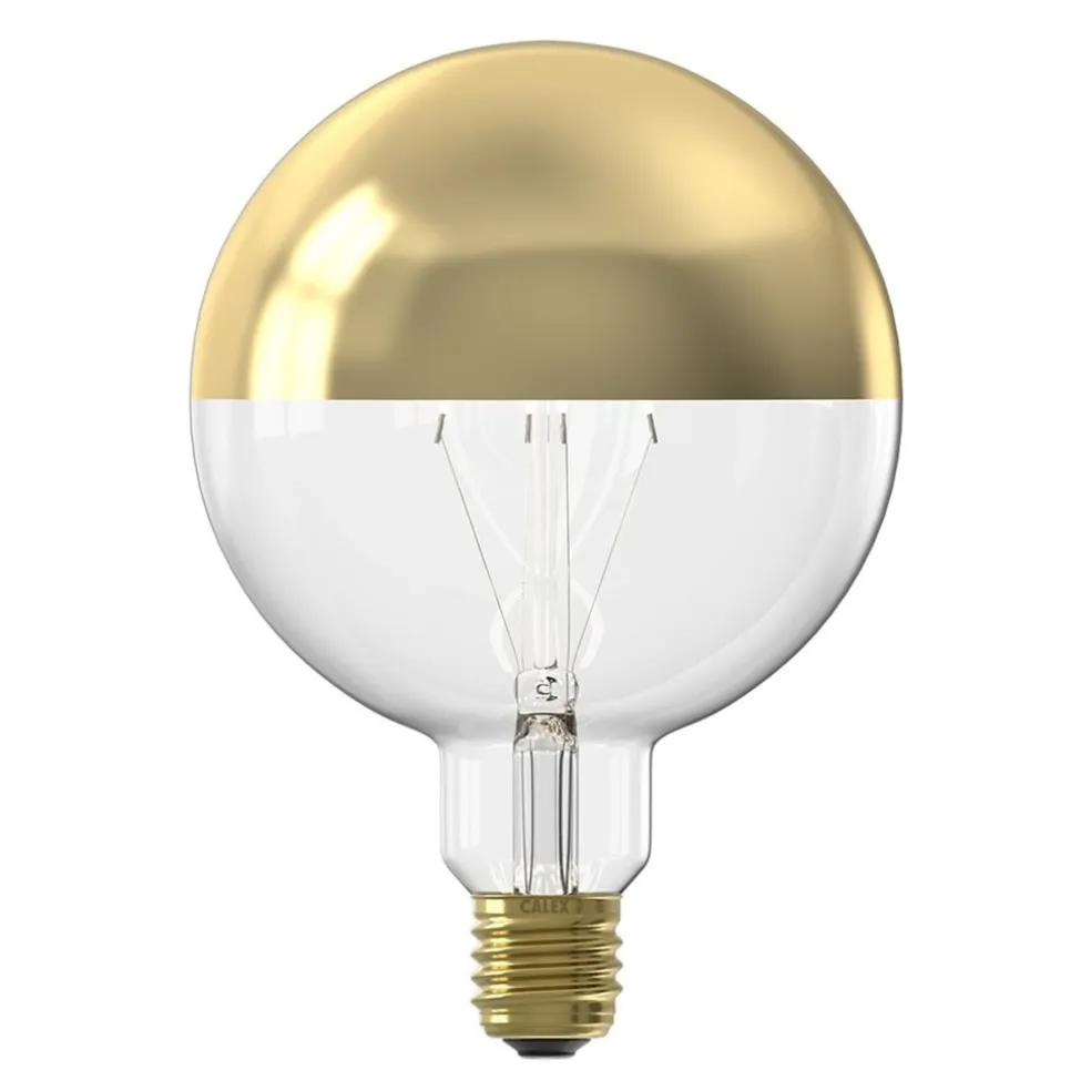calex_globe_e__kopspiegel_0.webp Flash Sale Straluma Calex globe e27 125 kopspiegel goud dimbaar