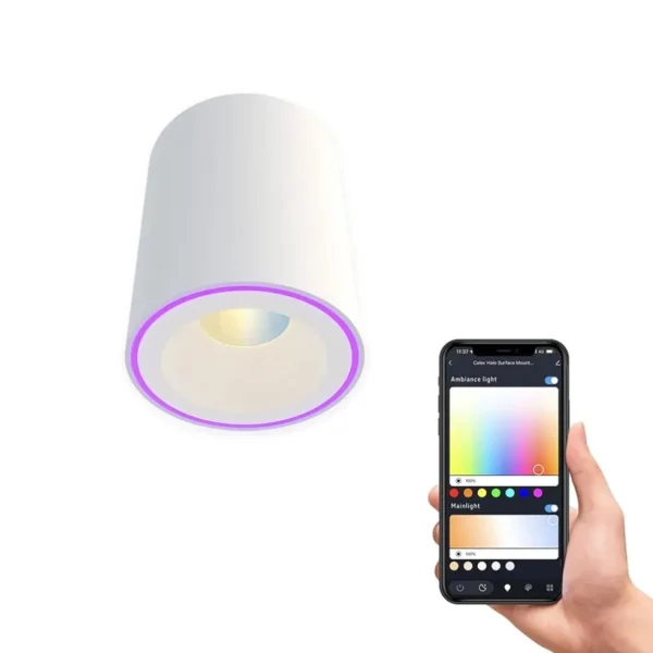 calex_smart_halo_plafonds_2-1.webp Sale Straluma Calex Smart Halo plafondspot wit
