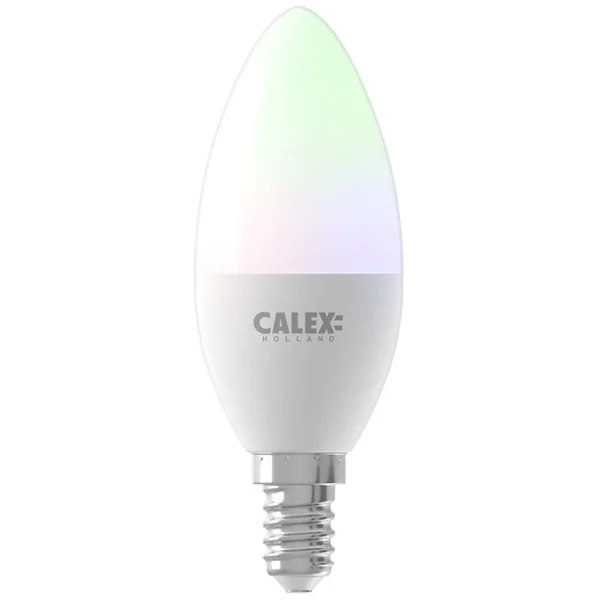calex_smart_home_e_kaars__0.webp Best Sale Straluma Calex Smart Home E14 kaars LED lichtbron 5W RGBW