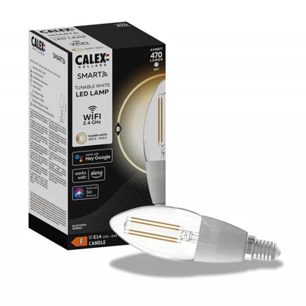 calex_smart_home_e_led_fi_3-3.webp Flash Sale Straluma Calex Smart Home E14 LED filament helder kaars