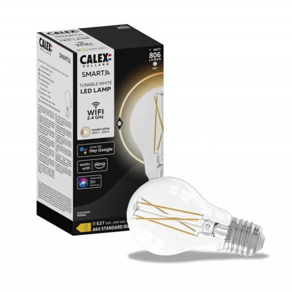 Best Sale Straluma Calex Smart Home E27 LED filament helder A60