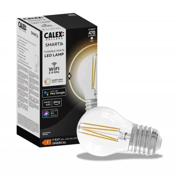 calex_smart_home_e_led_fi_3.webp Cheap Straluma Calex Smart Home E27 LED filament helder kogellamp P45