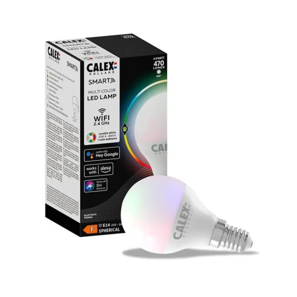 calex_smart_led_balllamp__3.webp New Straluma Calex Smart LED Ball-lamp P45 E14