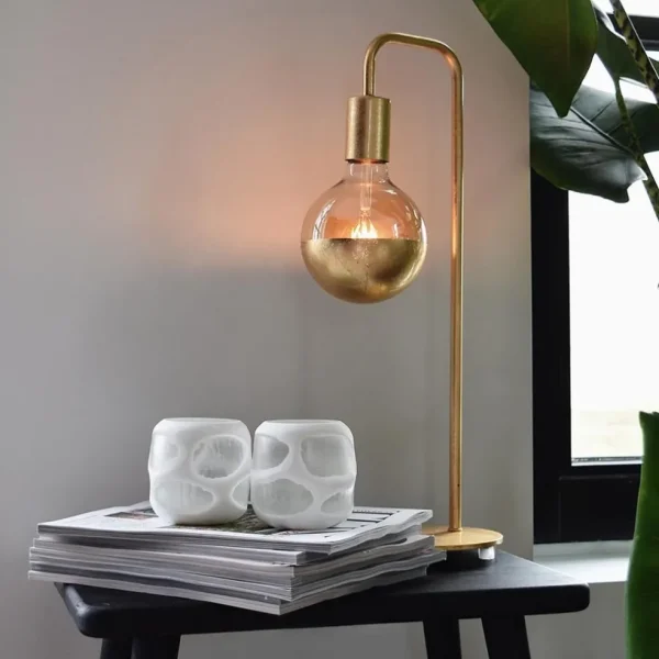 calex_tafellamp_uline_gou_4.webp Discount Straluma Calex tafellamp U-Line goud excl lichtbron