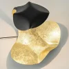 chique_design_tafellamp_l_2.webp Online Straluma Chique design tafellamp LED zwart met goldleaf