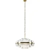 Cheap Straluma Chique hanglamp brushed brass met helder kristal