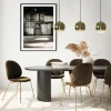 New Straluma Chique hanglamp 3-lichts zwart met goud