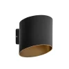 chique_led_buitenlamp_wan_0.webp New Straluma Chique LED buitenlamp wand zwart met goud IP54