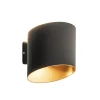 chique_led_buitenlamp_wan_1.webp New Straluma Chique LED buitenlamp wand zwart met goud IP54