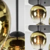 Best Sale Straluma Chique 3-lichts plafondlamp zwart met goud glas