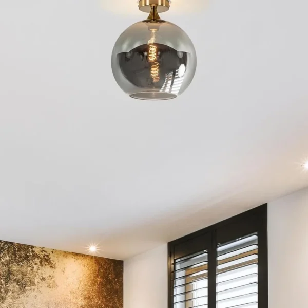 chique_plafondlamp_goud_m_4.webp New Straluma Chique plafondlamp goud met smoke/titanium glazen bol