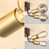 chique_plafondlamp_mat_zw_3.webp Outlet Straluma Chique plafondlamp mat zwart met goud