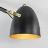 Sale Straluma Chique plafondlamp zwart met goud verstelbaar