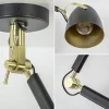 Sale Straluma Chique plafondlamp zwart met goud verstelbaar