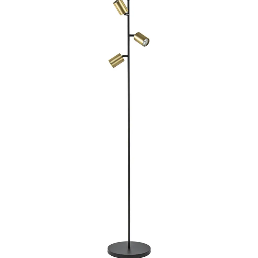chique_staande_lamp_mat_z_0.webp Flash Sale Straluma Chique staande lamp mat zwart met gouden spots
