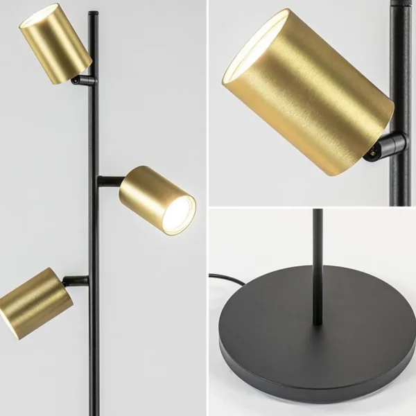 chique_staande_lamp_mat_z_2.webp Flash Sale Straluma Chique staande lamp mat zwart met gouden spots