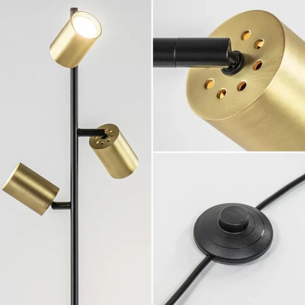 chique_staande_lamp_mat_z_3.webp Flash Sale Straluma Chique staande lamp mat zwart met gouden spots
