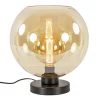 Shop Straluma Chique tafellamp amber glazen bol 30 cm