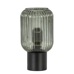 chique_tafellamp_zwart_me_0-3.webp Online Straluma Chique tafellamp zwart met smal smoke glas