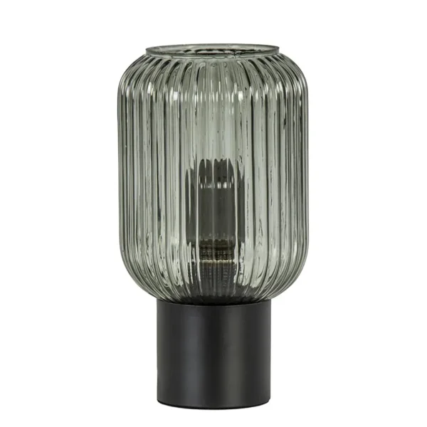 chique_tafellamp_zwart_me_0-3.webp Online Straluma Chique tafellamp zwart met smal smoke glas