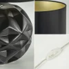 chique_tafellamp_zwart_me_3-1.webp Sale Straluma Chique tafellamp zwart met kap zwart/goud