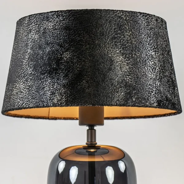 Fashion Straluma Chique tafellamp zwart/goud met kap