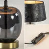 Fashion Straluma Chique tafellamp zwart/goud met kap