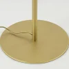 chique_vloerlamp_mat_goud_3.webp Discount Straluma Chique vloerlamp mat goud met mat witte glazen kap