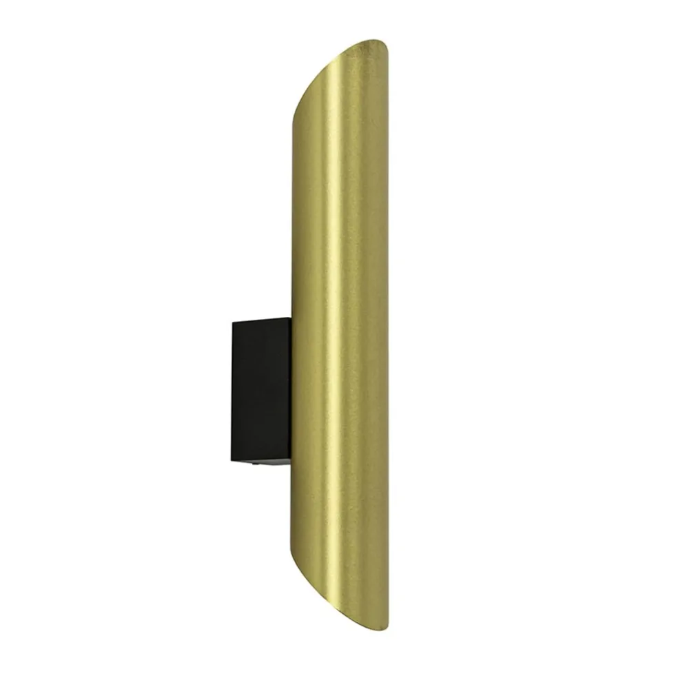 chique_wandlamp_solid_bra_0.webp Hot Straluma Chique wandlamp solid brass met zwart up+down