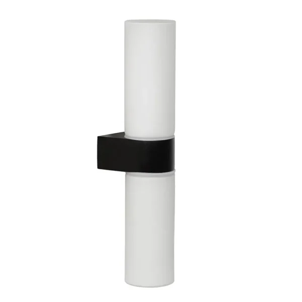 cilinder_badkamerlamp_zwa_0.webp Flash Sale Straluma Cilinder badkamerlamp zwart met opaal glas IP44