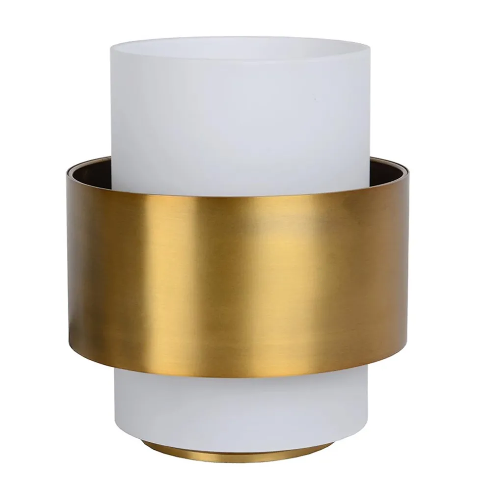 cilinder_tafellamp_mat_go_0.webp Hot Straluma Cilinder tafellamp mat goud mat opaal glas