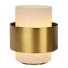 cilinder_tafellamp_mat_go_1.webp Hot Straluma Cilinder tafellamp mat goud mat opaal glas
