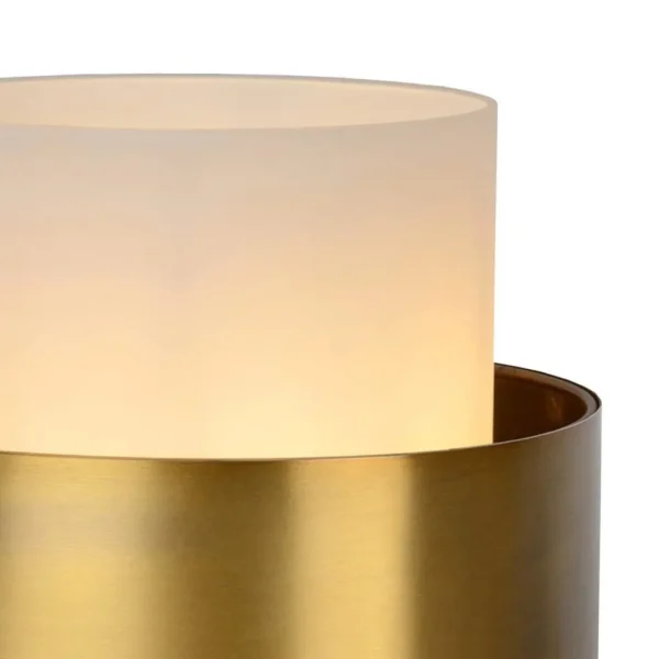 cilinder_tafellamp_mat_go_3.webp Hot Straluma Cilinder tafellamp mat goud mat opaal glas