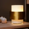 cilinder_tafellamp_mat_go_4.webp Hot Straluma Cilinder tafellamp mat goud mat opaal glas