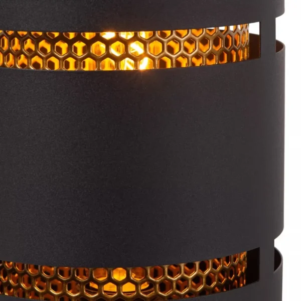 cilinder_tafellamp_zwart__2.webp Fashion Straluma Cilinder tafellamp zwart metaal met goud