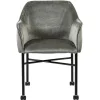 comfortabele_armstoel_vel_1.webp New Straluma Comfortabele armstoel velours grijs met wieltjes