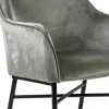 comfortabele_armstoel_vel_3.webp New Straluma Comfortabele armstoel velours grijs met wieltjes
