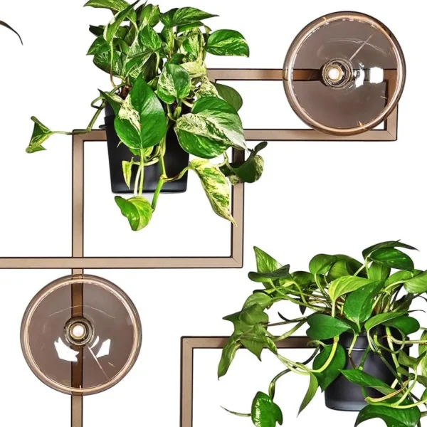 Sale Straluma Decoratief metalen wandrek inclusief potten