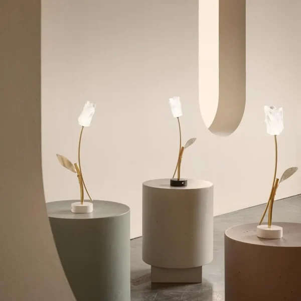 Best Sale Straluma Decoratieve LED tafellamp Tullip zwart/goud dimbaar