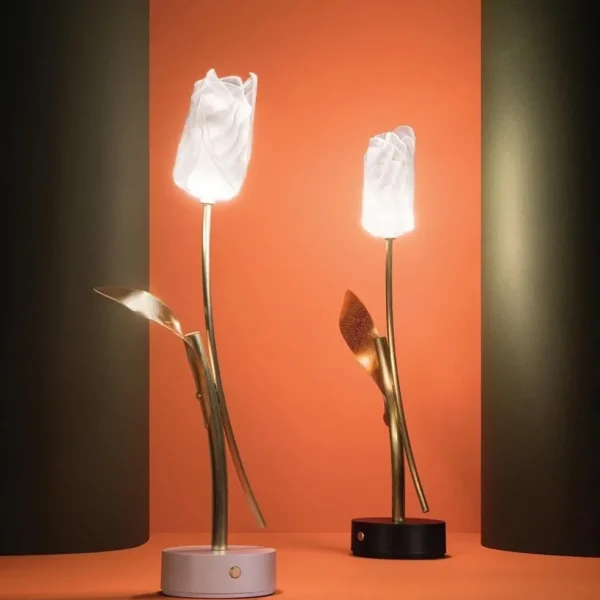 Best Sale Straluma Decoratieve LED tafellamp Tullip zwart/goud dimbaar