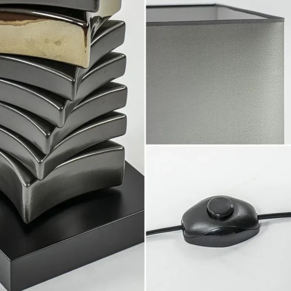 decoratieve_vloerlamp_gri_3.webp Cheap Straluma Decoratieve vloerlamp grijs/goud met vierkante kap