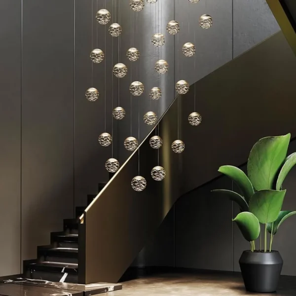 design_hanglamp_kelly_clu_4.webp Clearance Straluma Design hanglamp Kelly cluster LED champagne