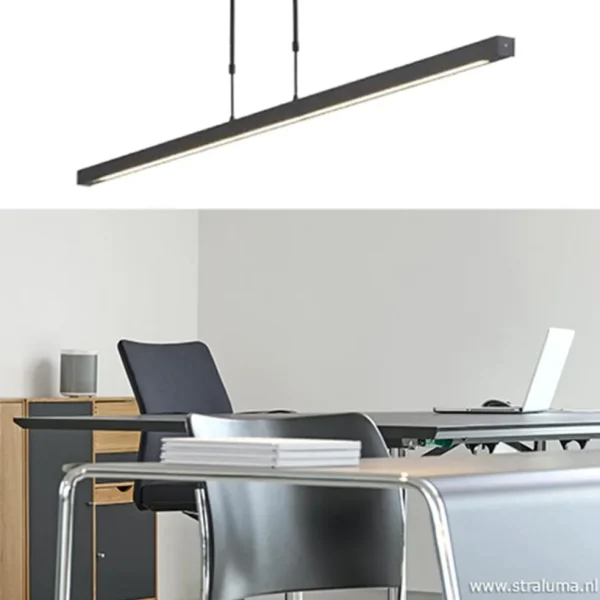 design_hanglamp_led_zwart_4.webp Clearance Straluma Design hanglamp LED zwart dimbaar