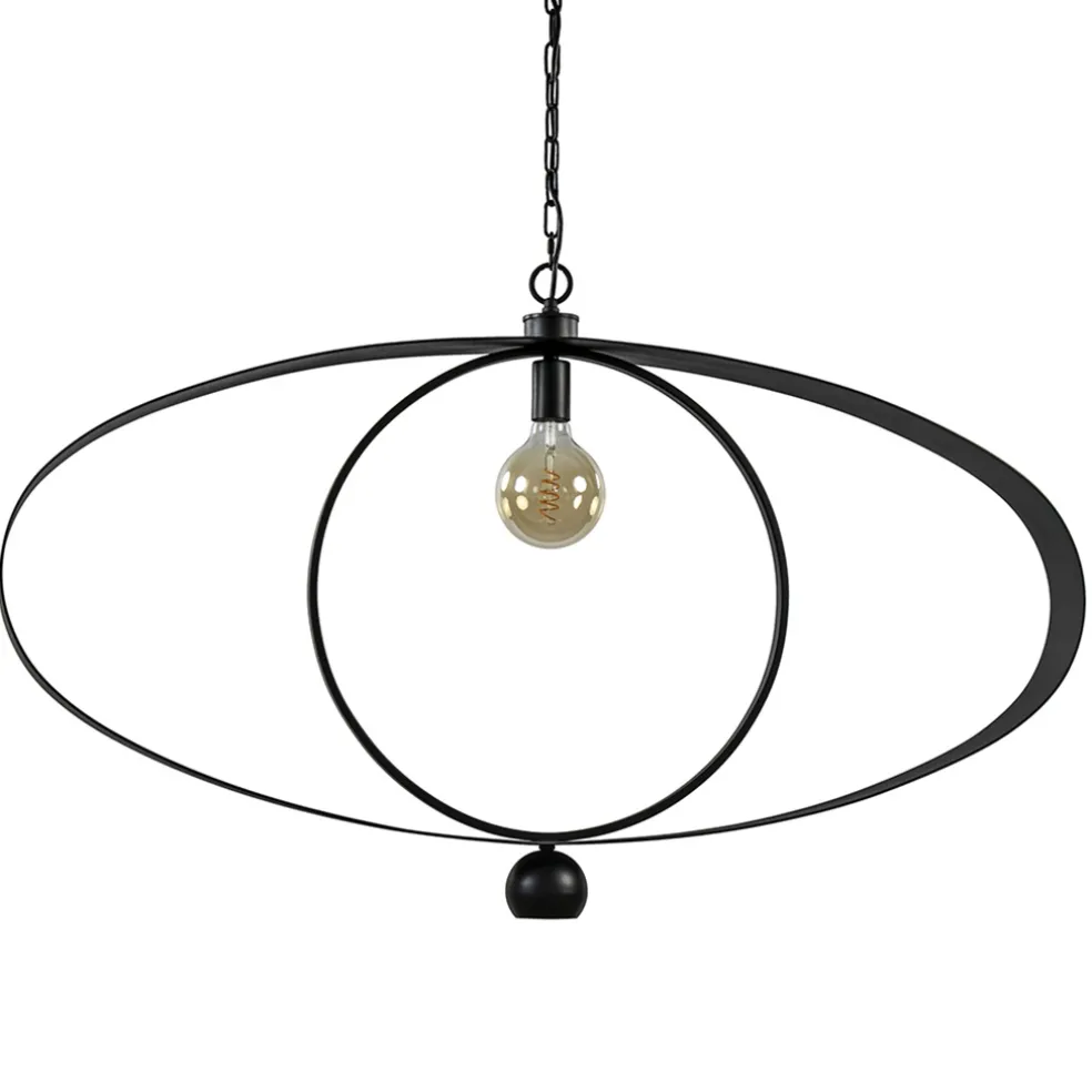 design_hanglamp_textured__0.webp New Straluma Design hanglamp textured black ovaal