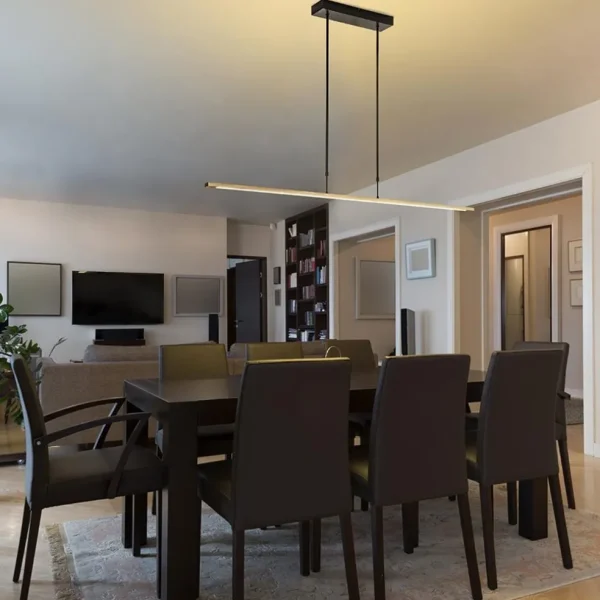 New Straluma Design LED hanglamp aluminium mat zwart/mat goud
