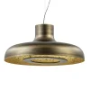 design_led_hanglamp_koepe_0.webp Discount Straluma Design LED hanglamp koepel brushed brons met goldleaf