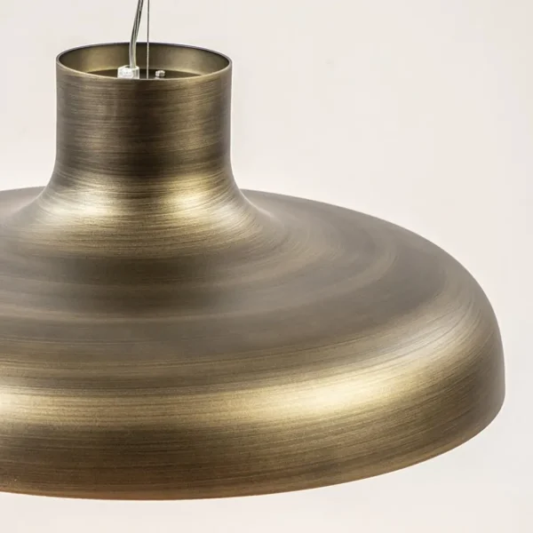 design_led_hanglamp_koepe_2.webp Discount Straluma Design LED hanglamp koepel brushed brons met goldleaf