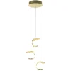 design_led_hanglamp_licht_1.webp Flash Sale Straluma Design LED hanglamp 3-lichts rond goldleaf