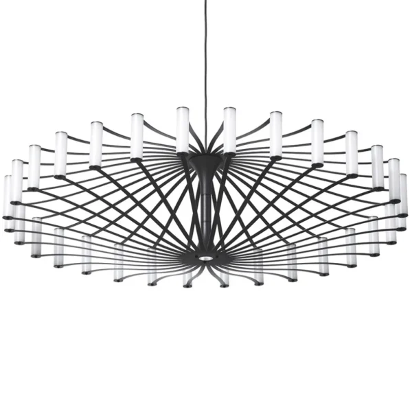 Discount Straluma Design LED hanglamp Wheel zwart 75 cm