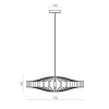 Discount Straluma Design LED hanglamp Wheel zwart 75 cm
